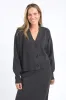 Elm Elodie Cardi Charcoal Marle sold by Shine On