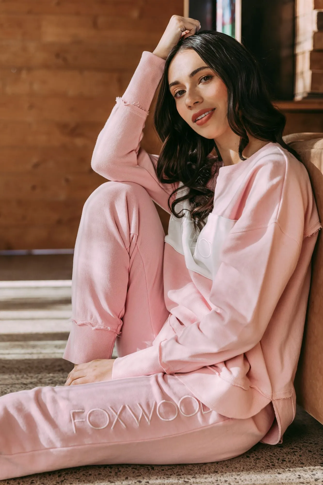 Foxwood Simplified Tonal Crew Blossom sold by Shine On