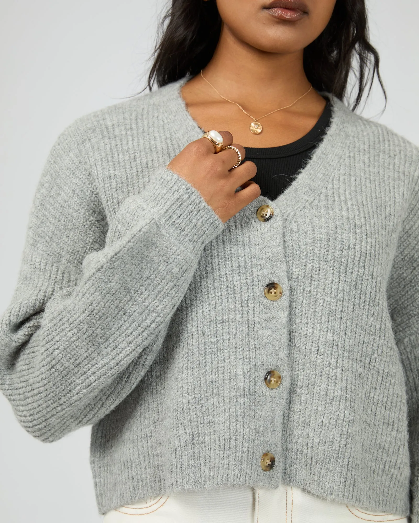 All About Eve Selena Knit Grey Marle sold by Shine On product image thumbnail 3