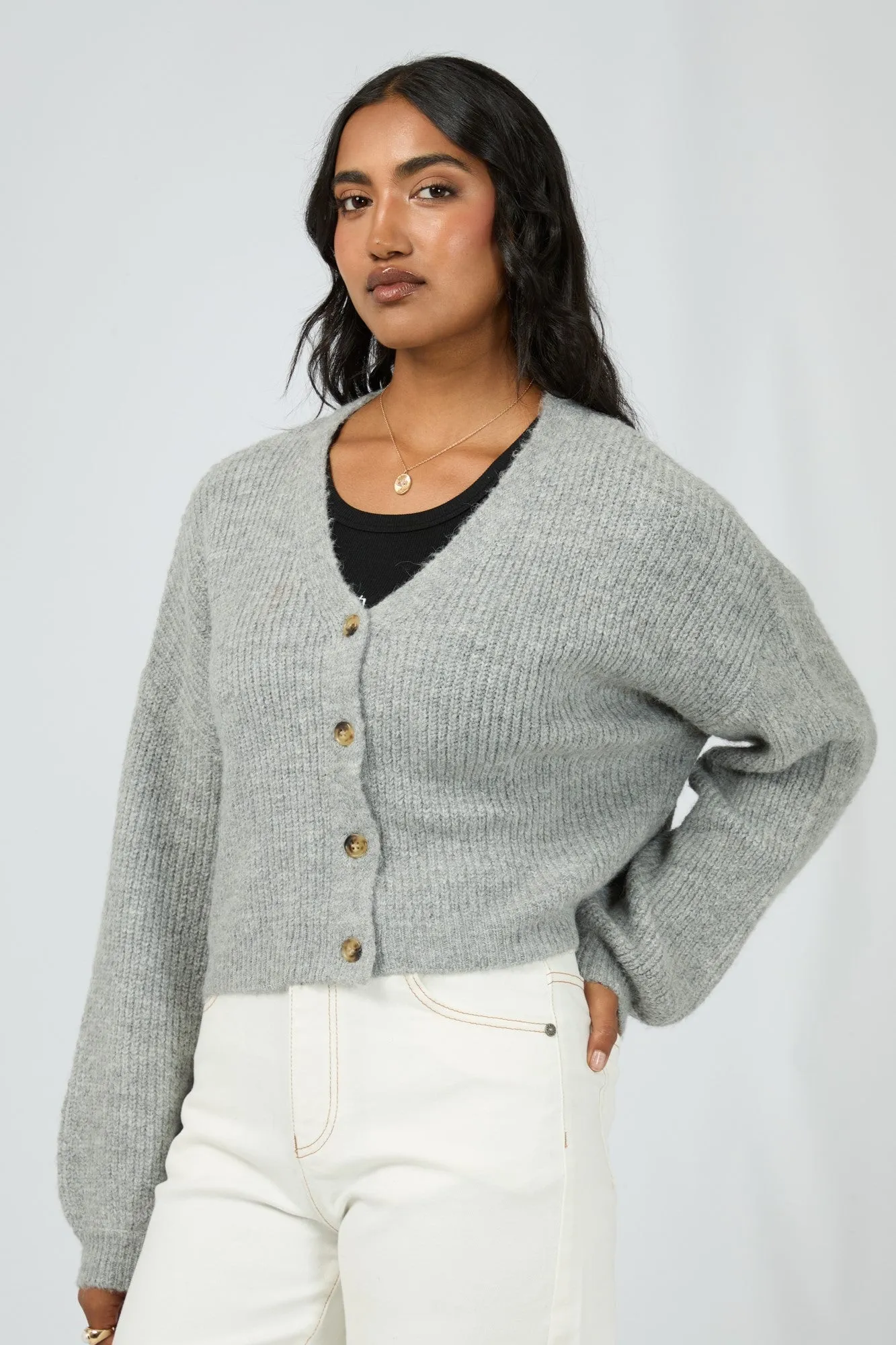 All About Eve Selena Knit Grey Marle sold by Shine On
