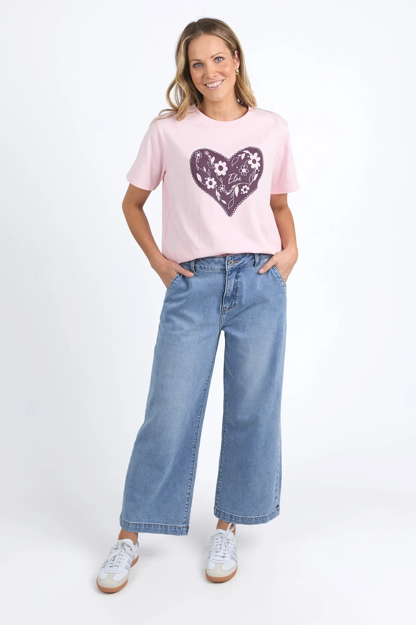 Elm Soul Tee Soft Pink sold by Shine On