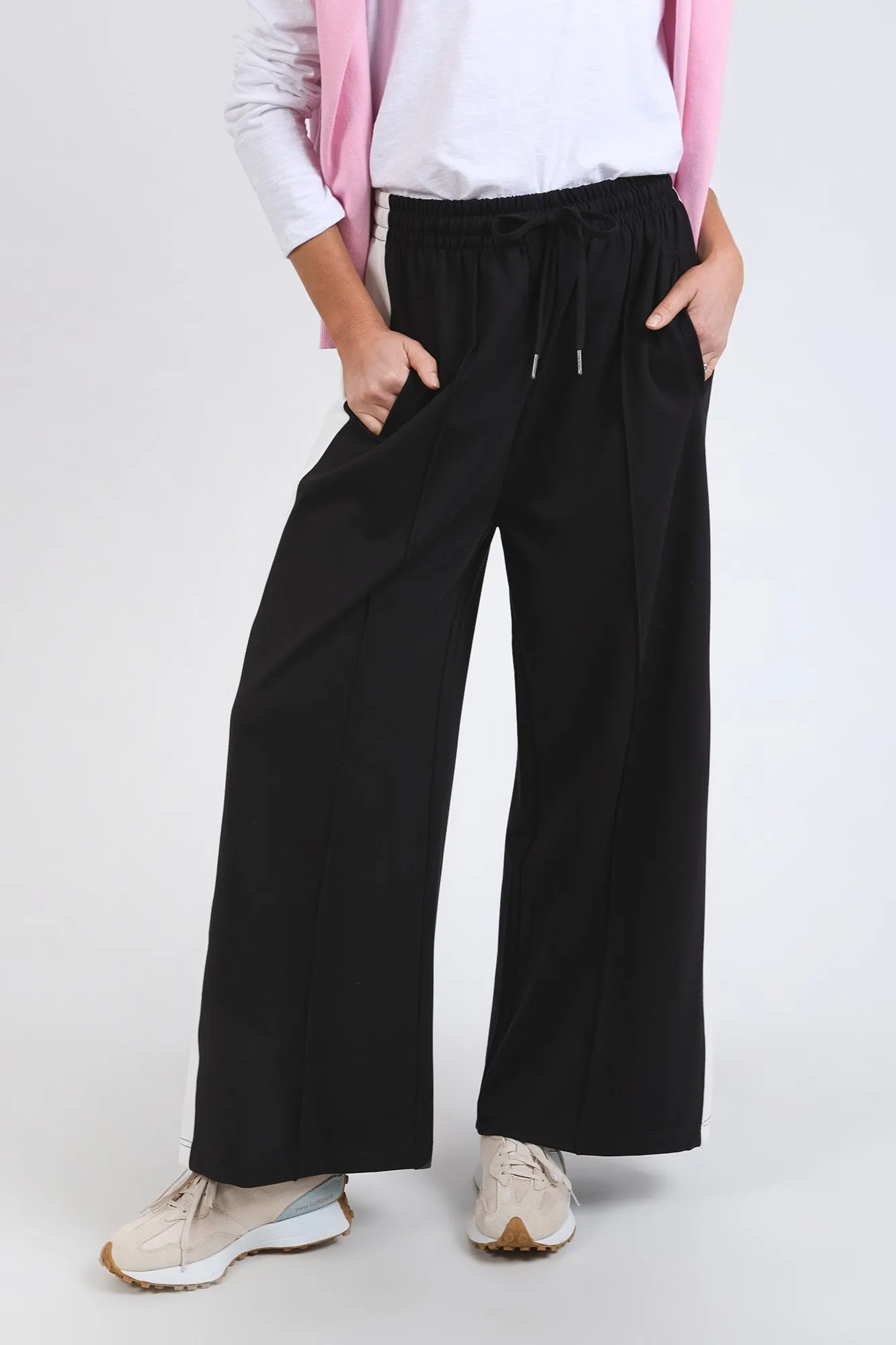 Elm Carmen Wide Leg Pant Black/Marshmallow sold by Shine On product image thumbnail 2