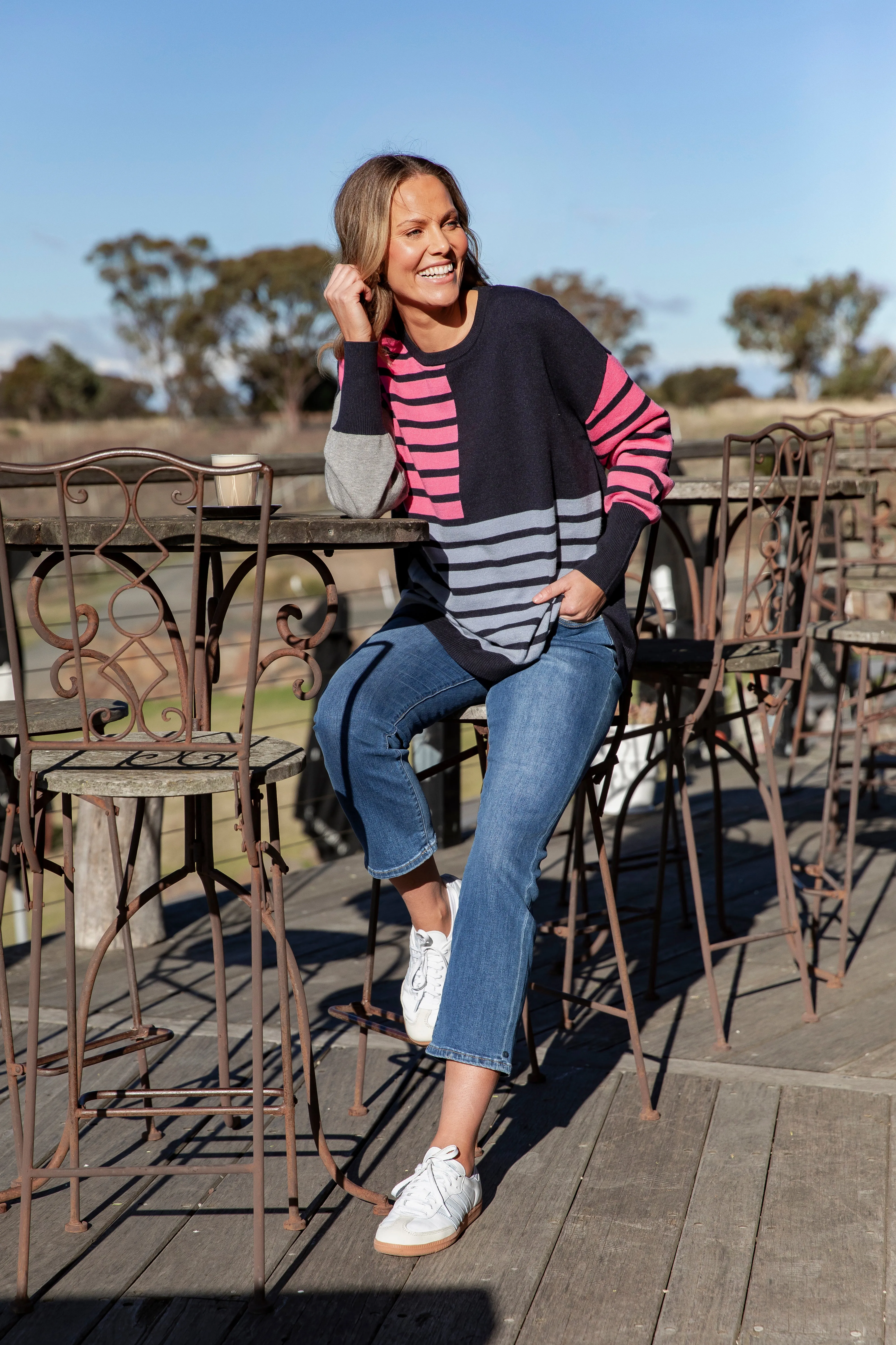 Elm Effie Mixed Knit Multi sold by Shine On product image thumbnail 4