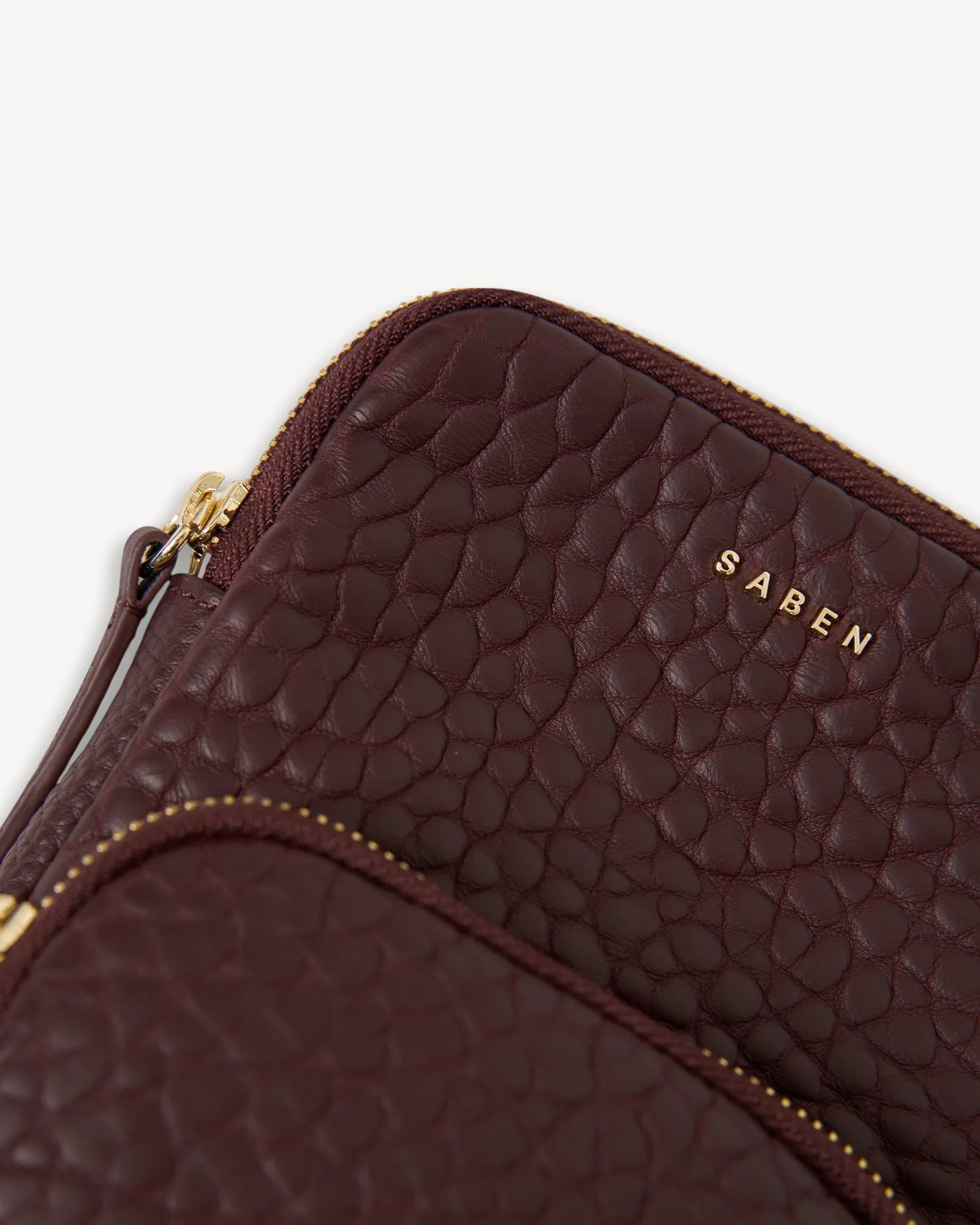 Saben Nikko Pocket Phone Sling Merlot Bubble sold by Shine On product image thumbnail 3