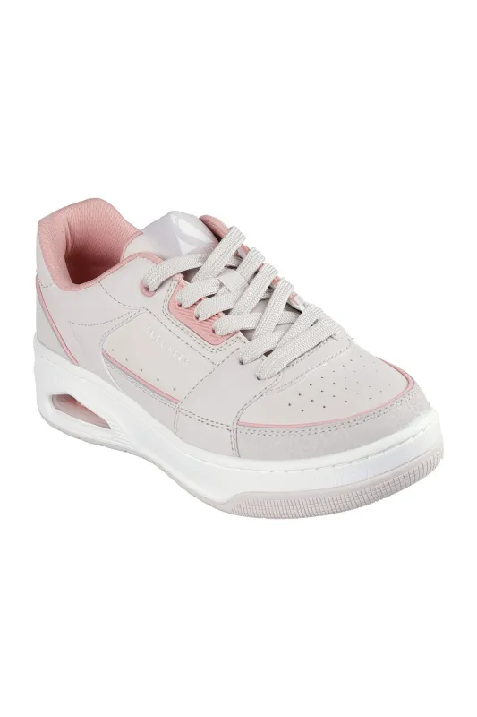 Skechers Uno Court Courted Style Sneaker Natural Coral sold by Shine On