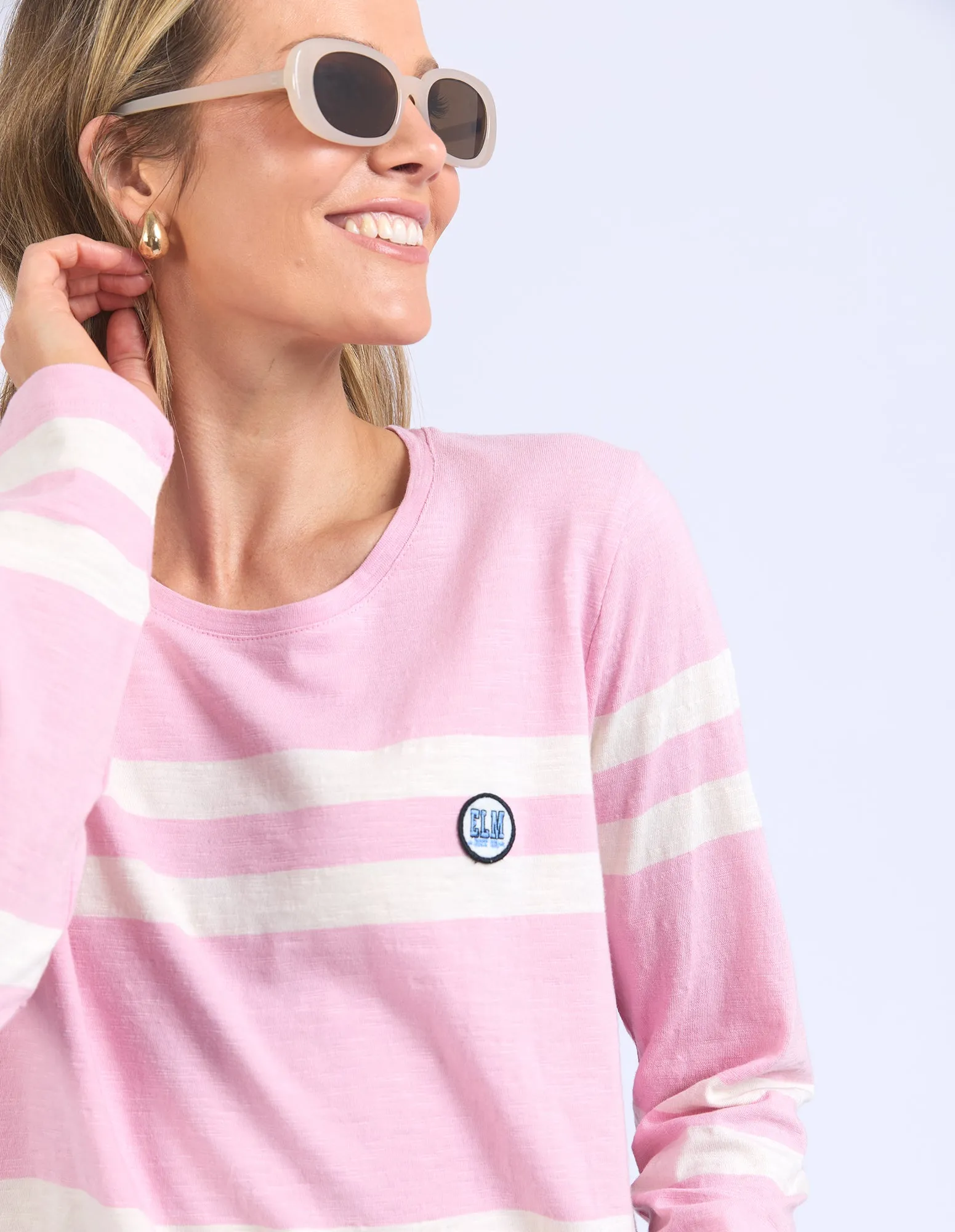 Elm Allegra L/S Tee Soft Pink sold by Shine On product image thumbnail 4