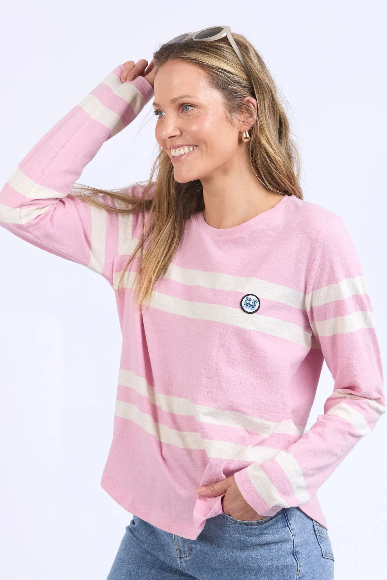 Elm Allegra L/S Tee Soft Pink sold by Shine On product image thumbnail 2