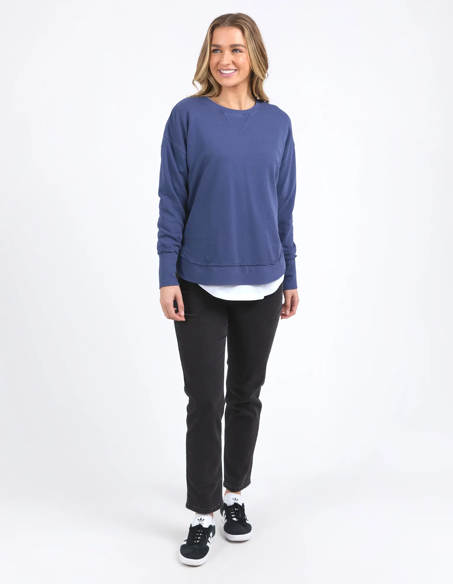 Foxwood Delilah Crew Deep Blue sold by Shine On product image thumbnail 4