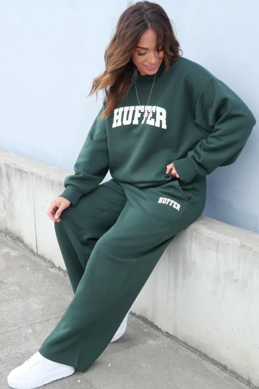 Huffer Easy Trackpant Evergreen sold by Shine On