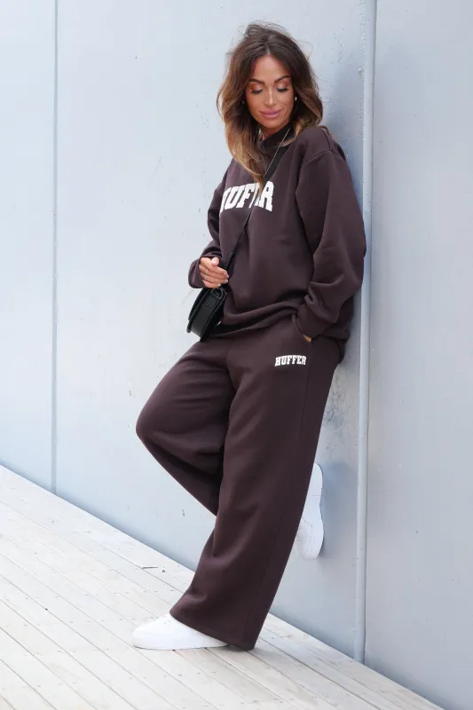 Huffer Easy Trackpant Cocoa sold by Shine On