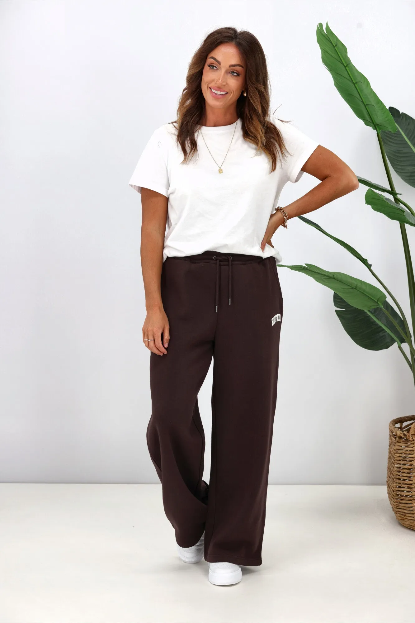 Huffer Easy Trackpant Cocoa sold by Shine On product image thumbnail 3