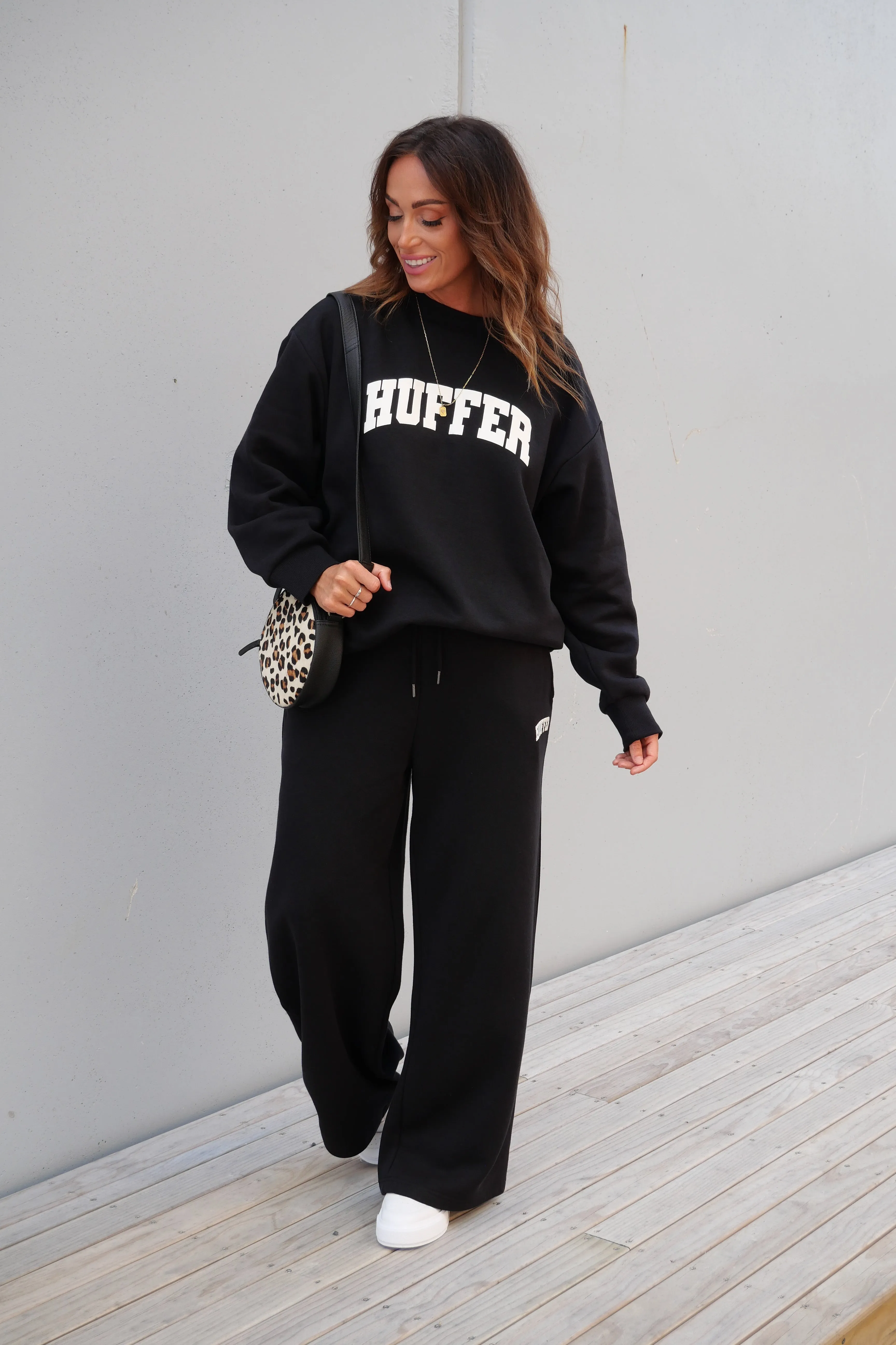 Huffer Easy Trackpant Black sold by Shine On