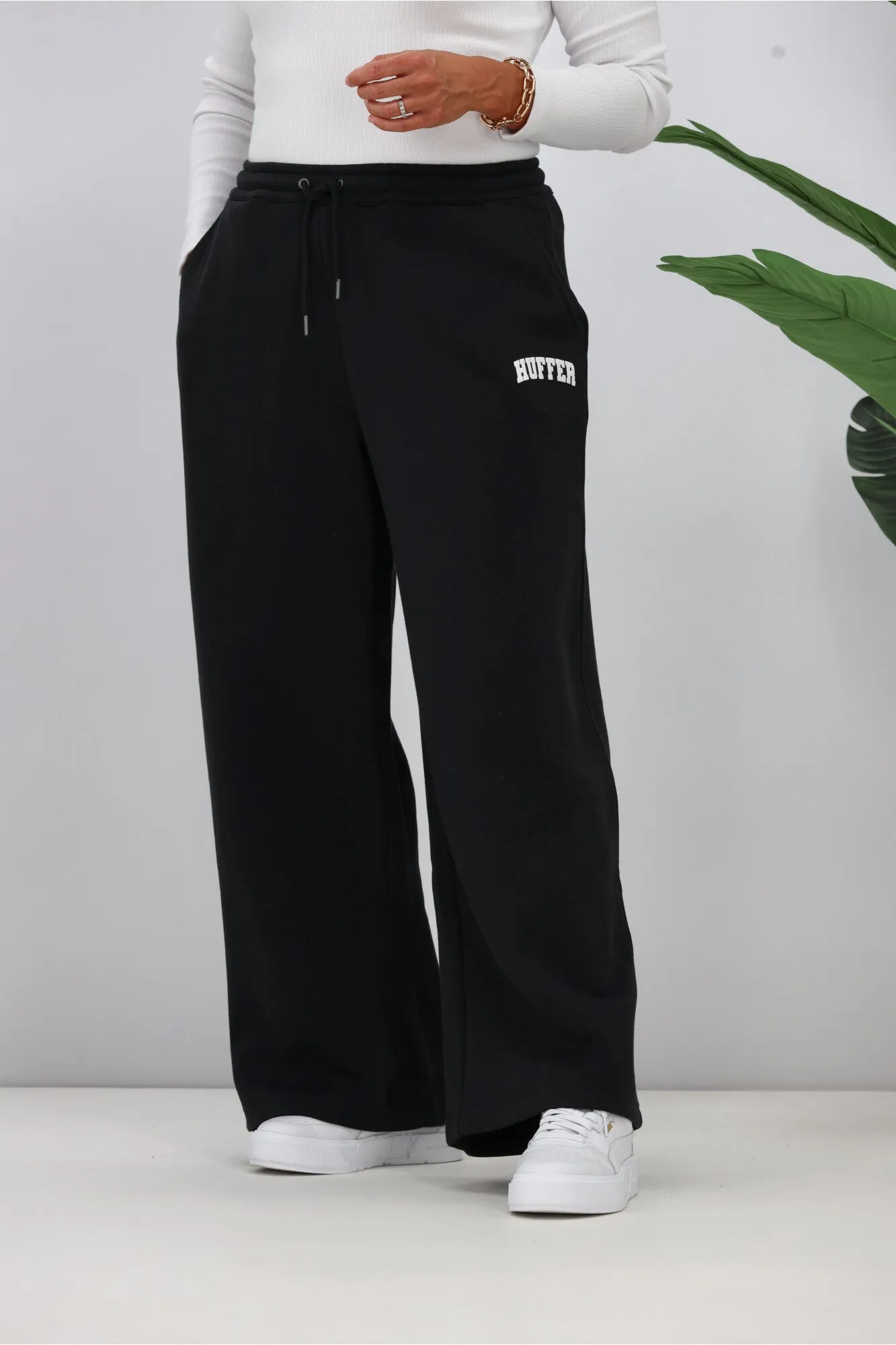 Huffer Easy Trackpant Black sold by Shine On product image thumbnail 2