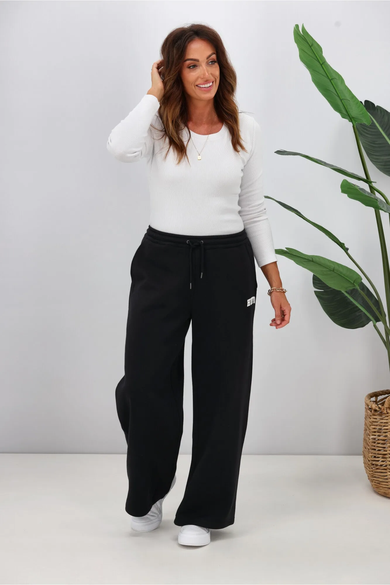 Huffer Easy Trackpant Black sold by Shine On product image thumbnail 3