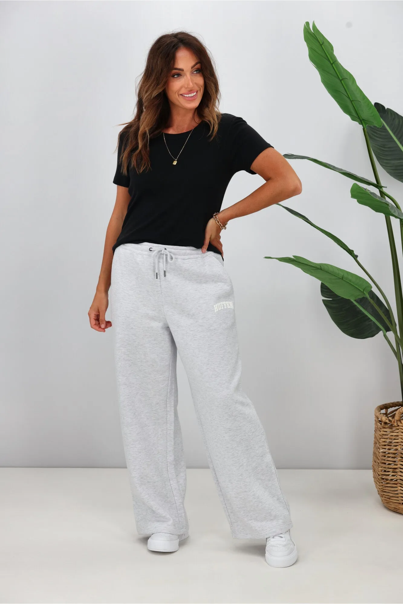 Huffer Easy Trackpant Silver Marle sold by Shine On product image thumbnail 3