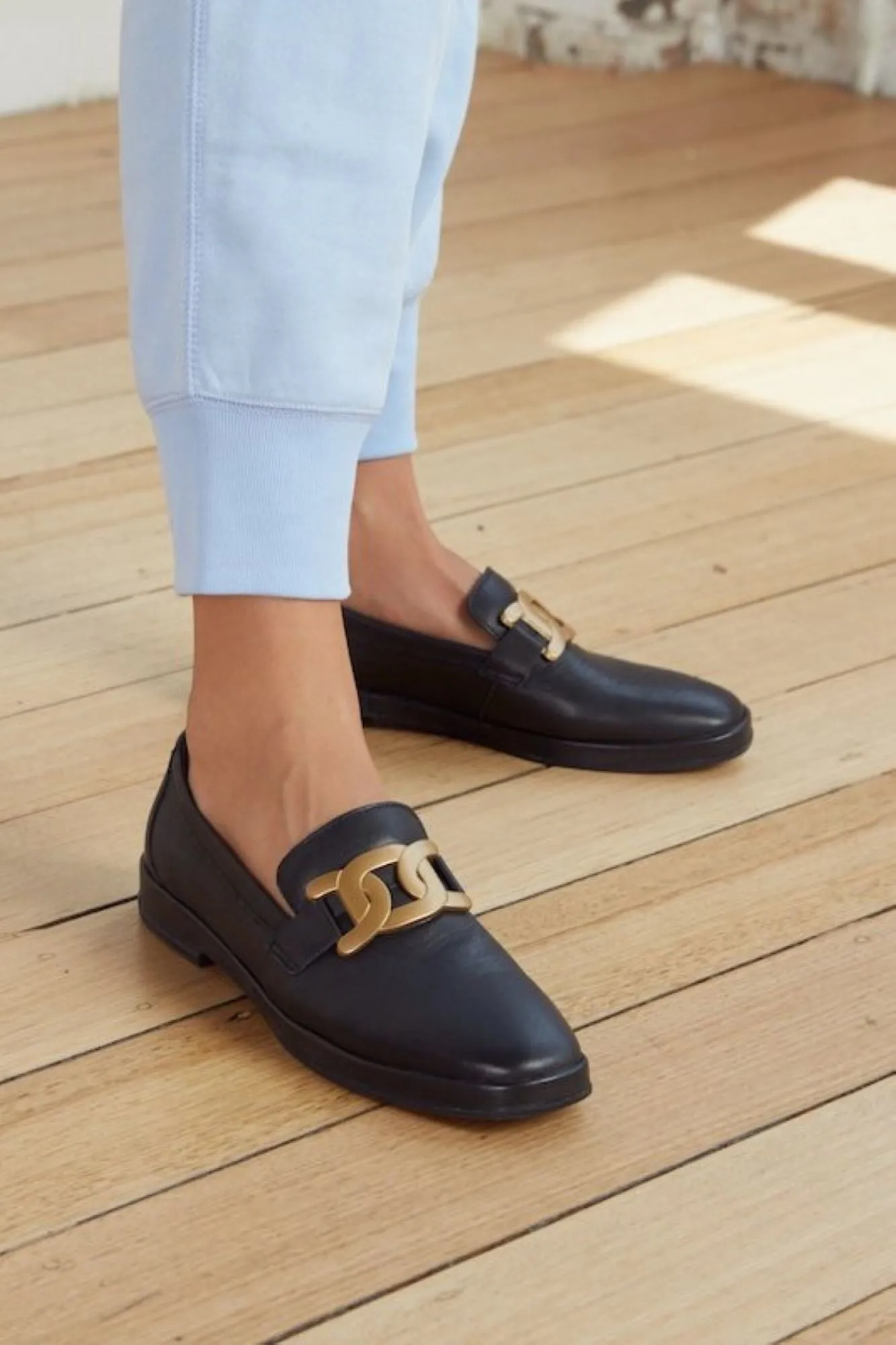 Alfie & Evie Luigi Loafer Black sold by Shine On