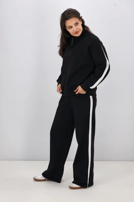 Shine On Essentials Panel Track Pant Black sold by Shine On