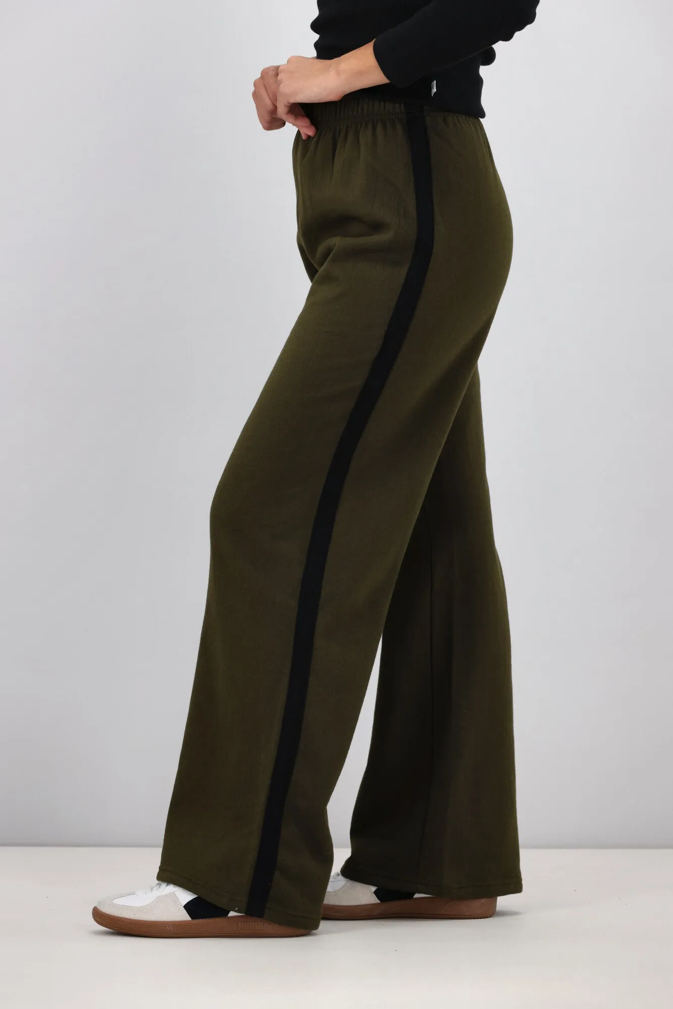 Shine On Essentials Panel Track Pant Olive sold by Shine On product image thumbnail 5