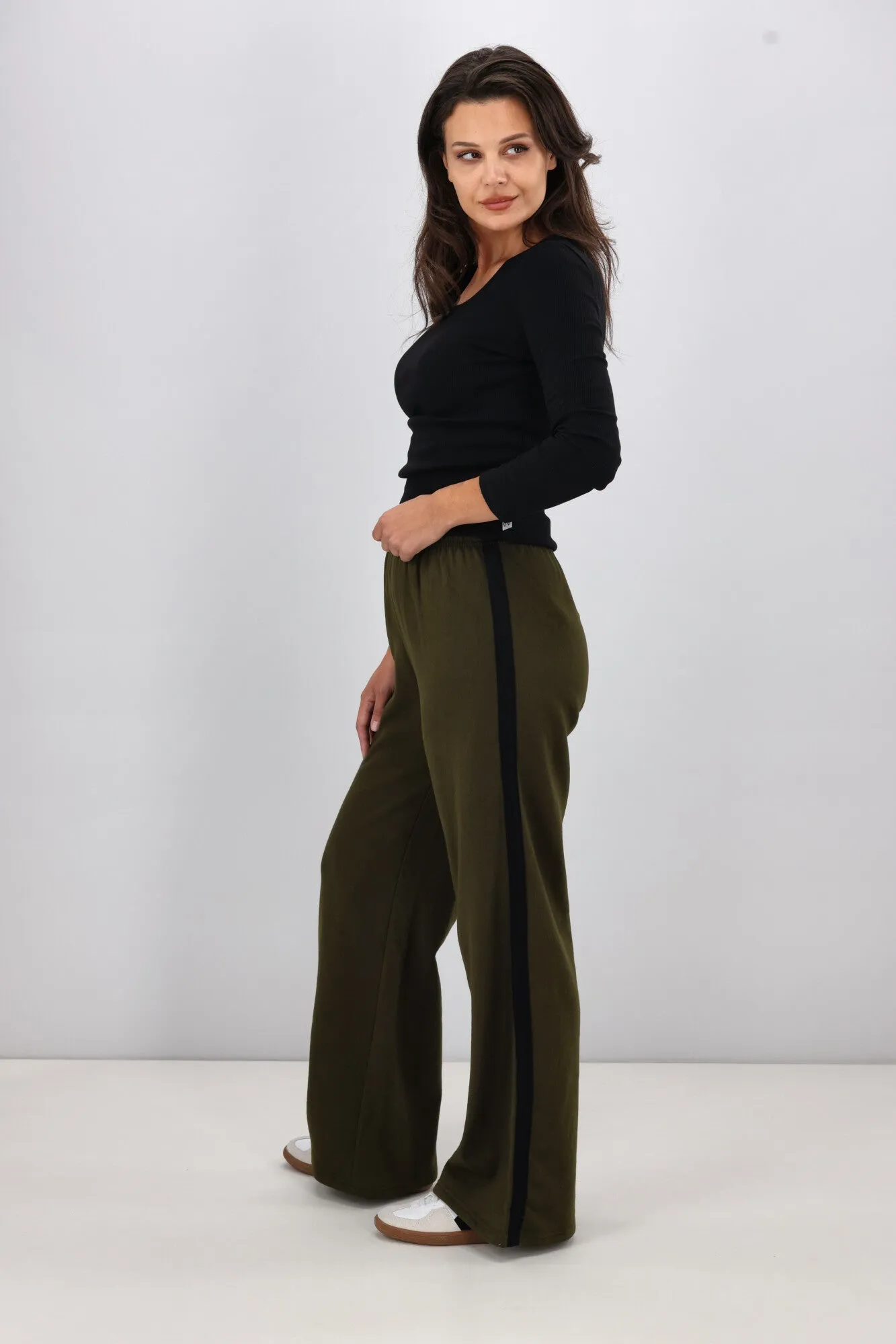 Shine On Essentials Panel Track Pant Olive sold by Shine On