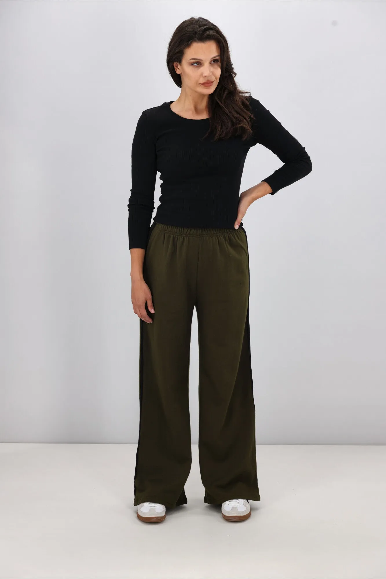 Shine On Essentials Panel Track Pant Olive sold by Shine On product image thumbnail 4