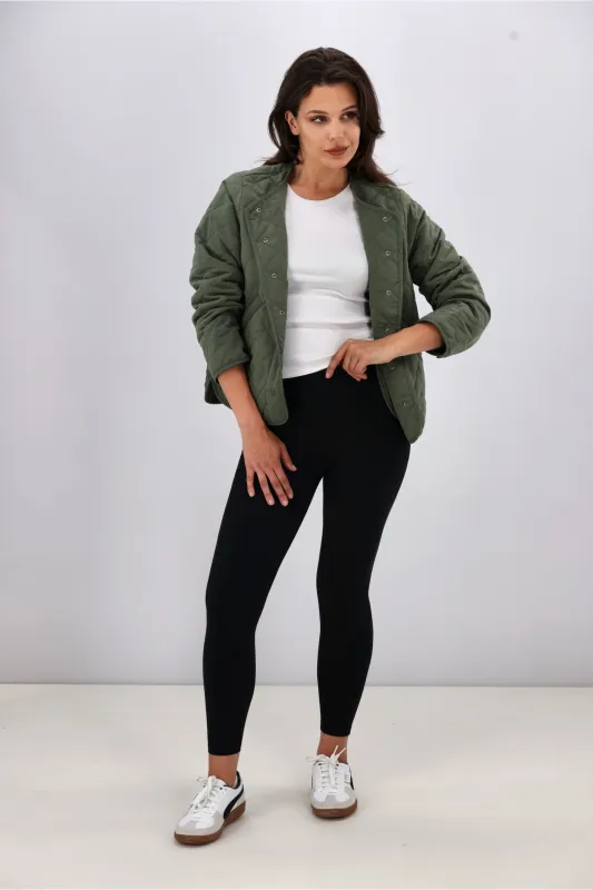 AS Colour Wo's Quilted Jacket Cypress sold by Shine On