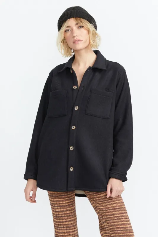 Volcom Stn Bonded Shacket Black made by Volcom