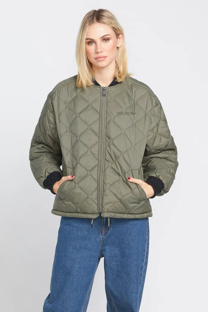 Volcom Milie Jacket Wintermoss sold by Shine On