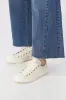 Converse Womens Chuck Taylor All Star Gold Mono Leather Low Top Egret sold by Shine On