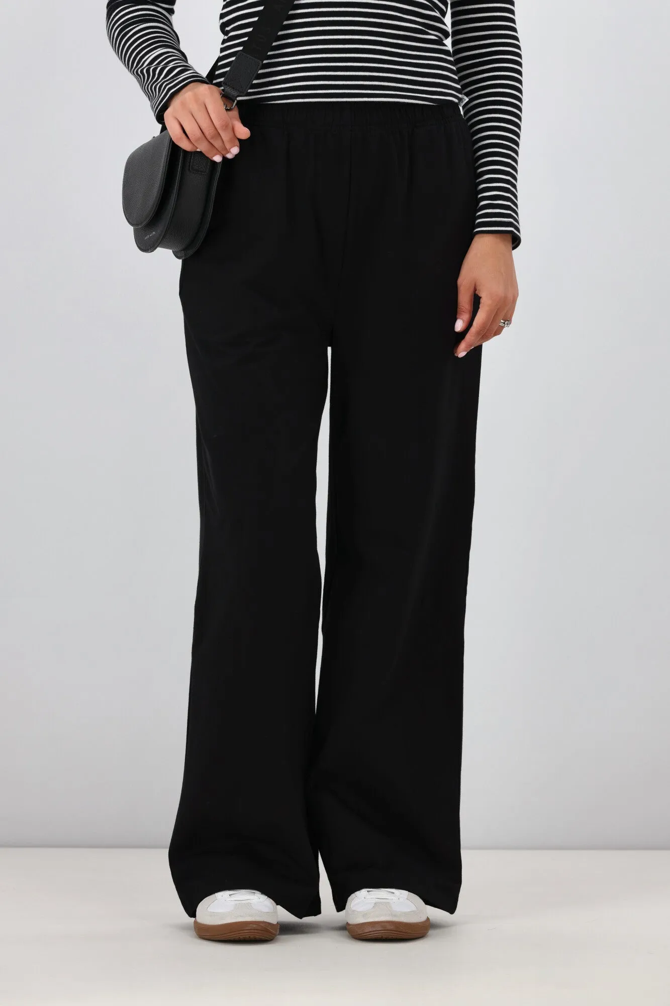 Shine On Essentials Wide Leg Track Pant Black sold by Shine On product image thumbnail 2