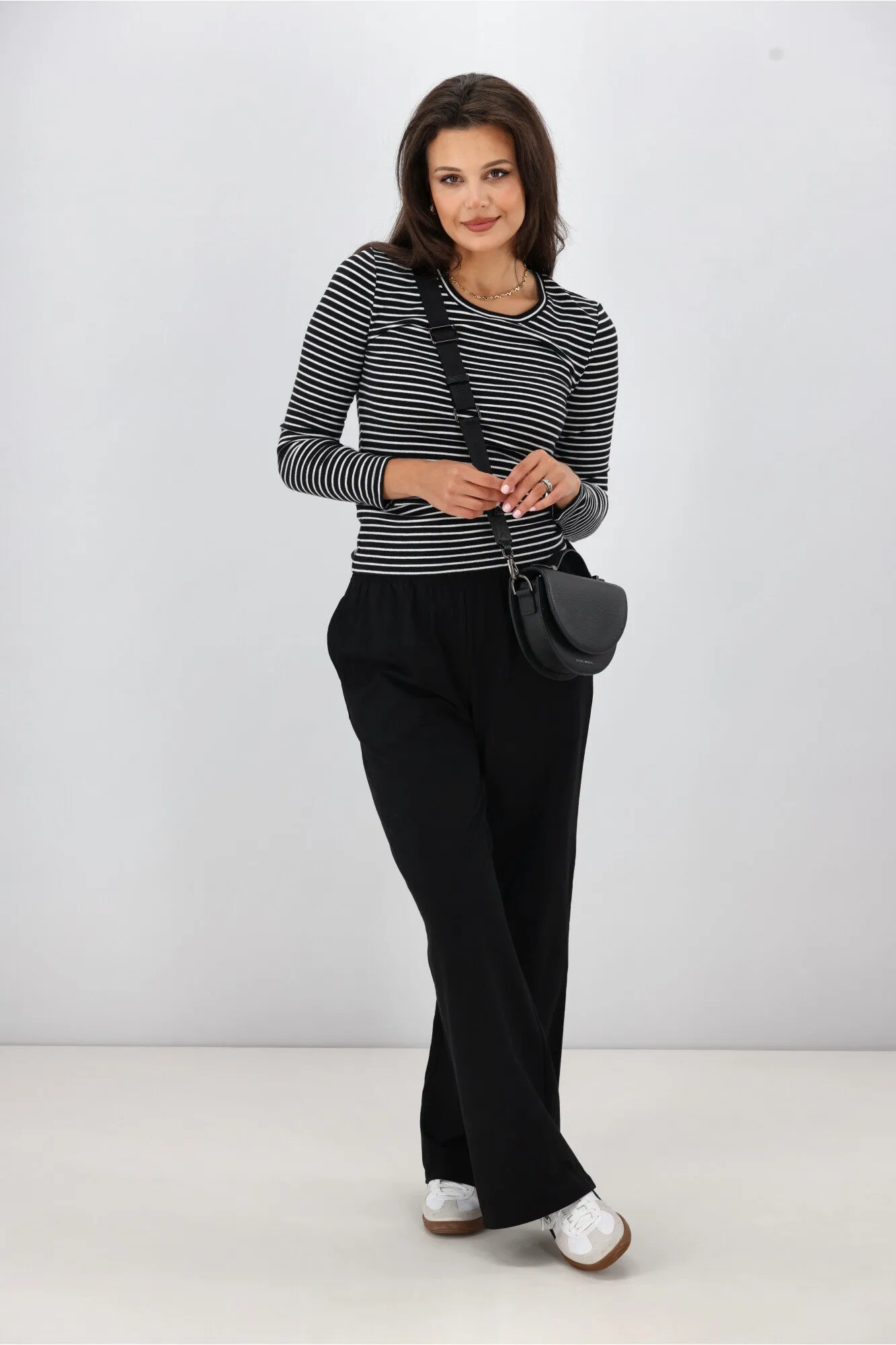 Shine On Essentials Wide Leg Track Pant Black sold by Shine On product image thumbnail 3