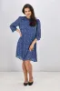 Gloss The Label Melody Blouson Sleeve Dress Azure Floral sold by Shine On