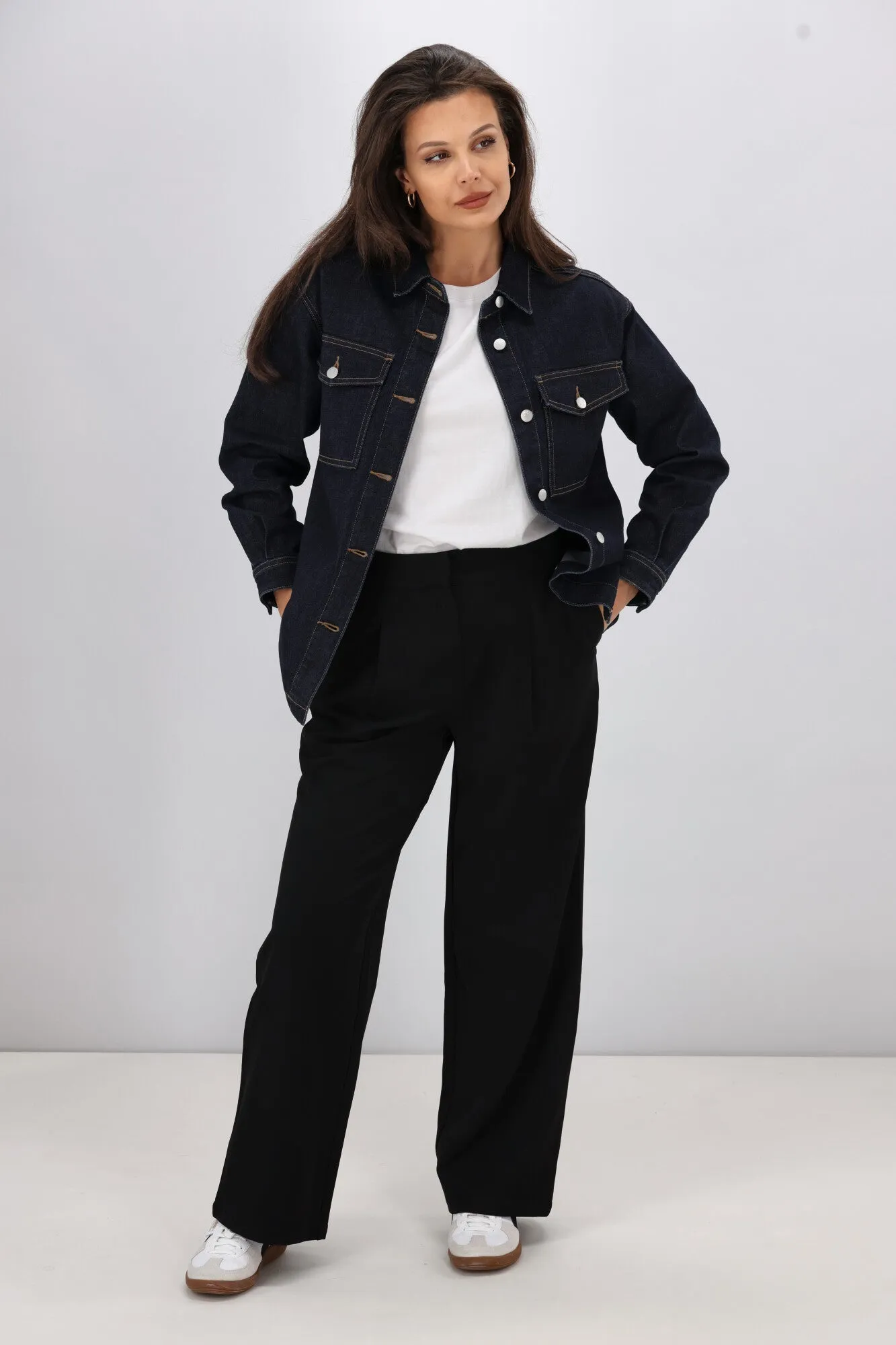 Gloss The Label Lucia Wide Leg Pant Black sold by Shine On product image thumbnail 3