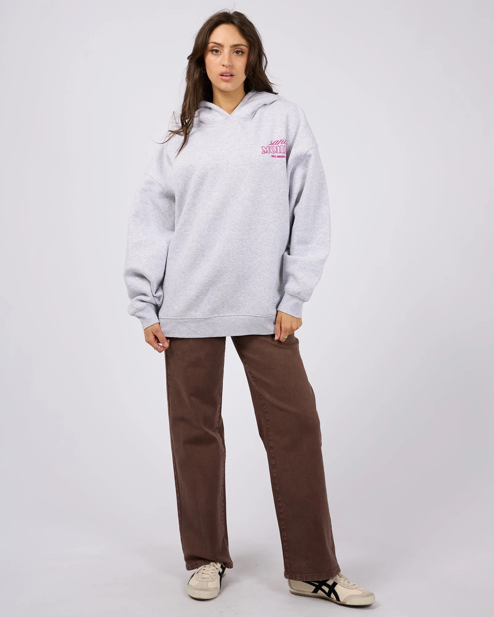 All About Eve Better Days Hoodie Snow Marle sold by Shine On product image thumbnail 4