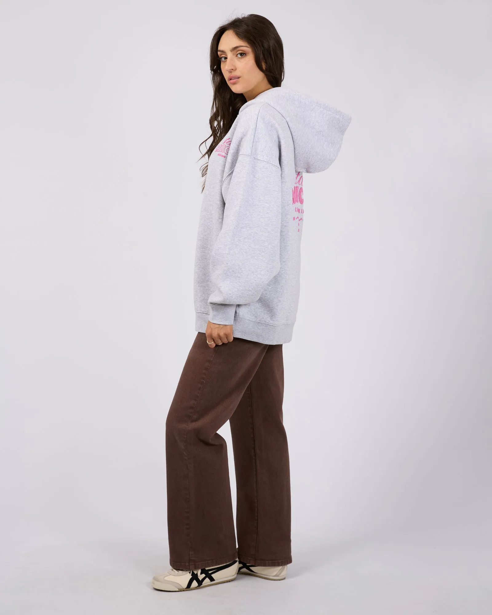 All About Eve Better Days Hoodie Snow Marle sold by Shine On product image thumbnail 5