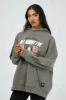 All About Eve Performance Oversized Hoodie Charcoal sold by Shine On