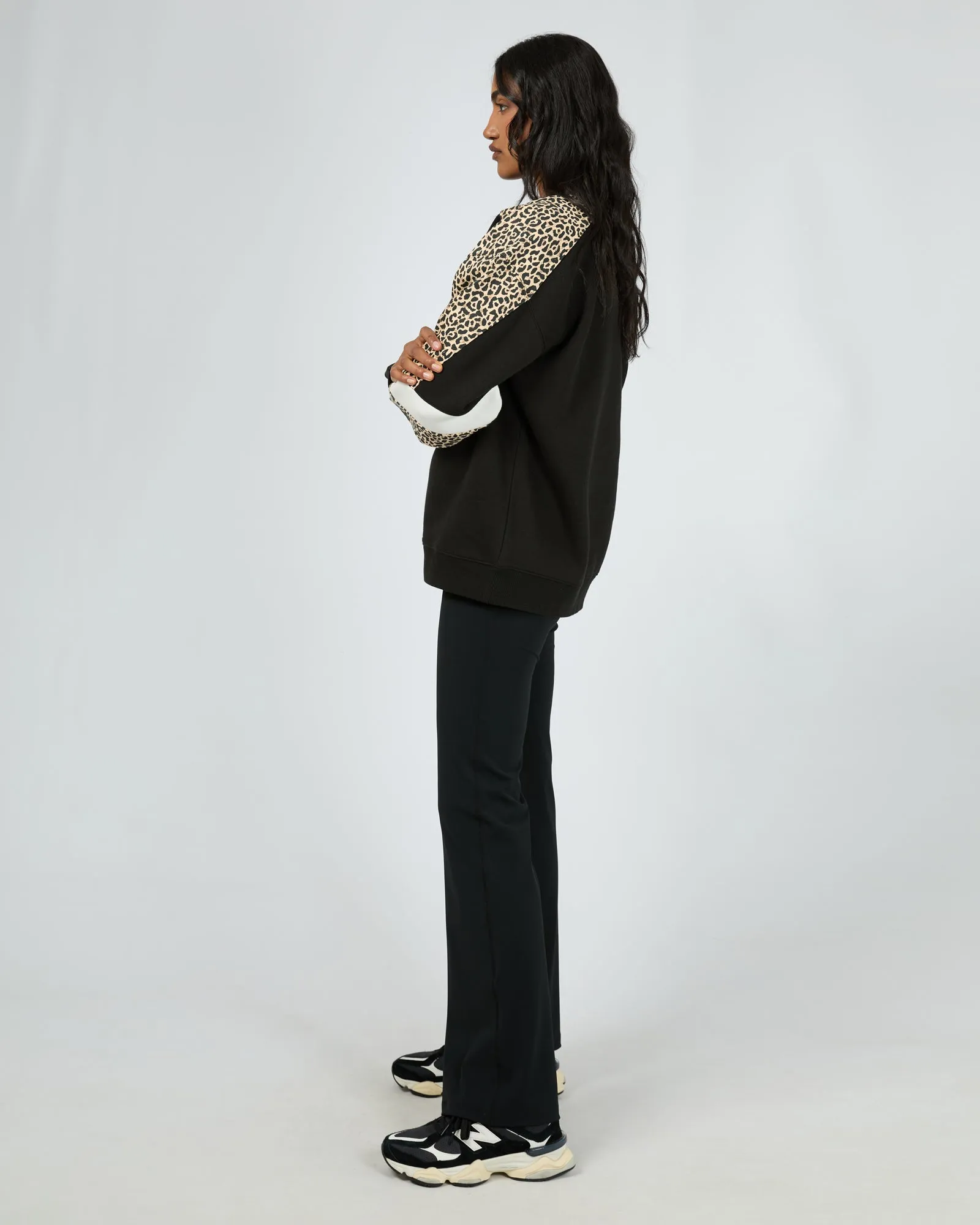 All About Eve Savannah Oversized Crew Black sold by Shine On product image thumbnail 5