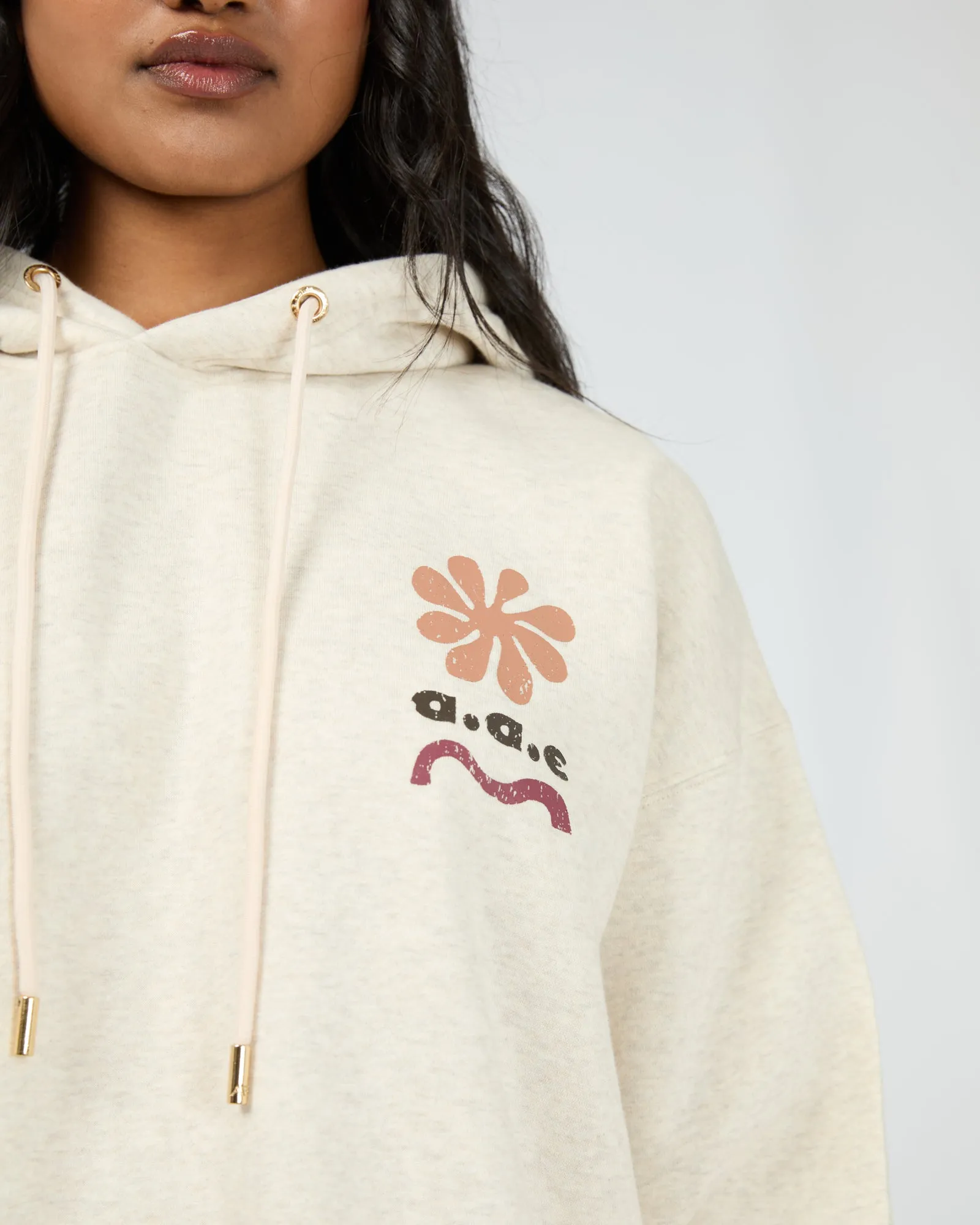 All About Eve Elements Oversized Hoodie Oat sold by Shine On product image thumbnail 4