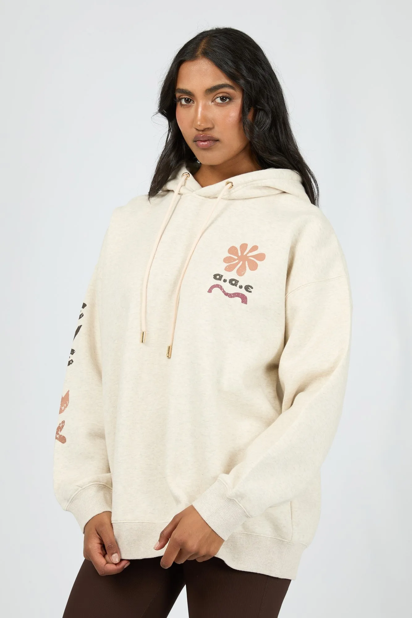 All About Eve Elements Oversized Hoodie Oat sold by Shine On product image thumbnail 3