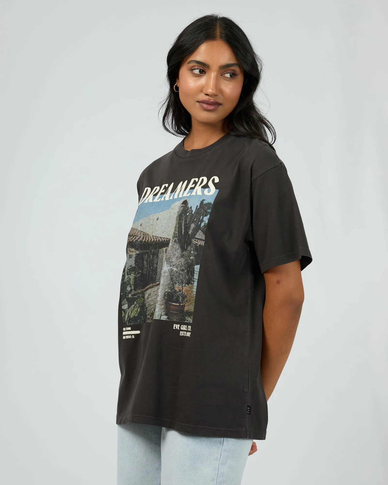 All About Eve San Diego Dream Oversized Tee Washed Black sold by Shine On product image thumbnail 3