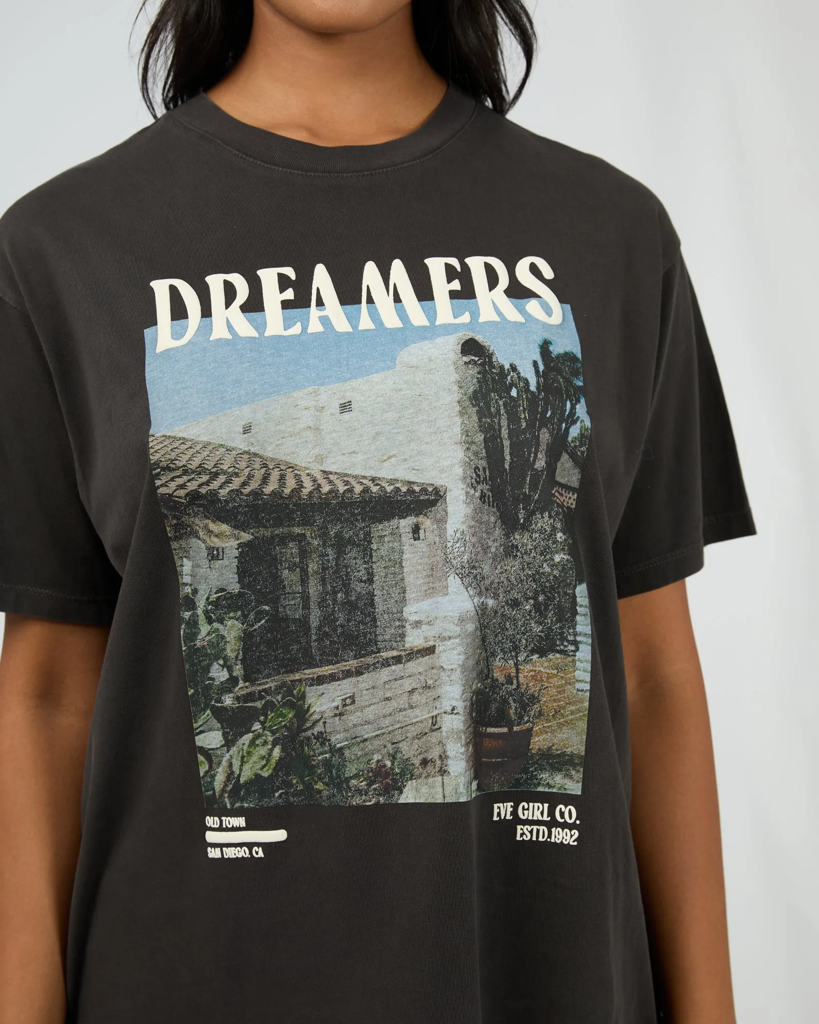 All About Eve San Diego Dream Oversized Tee Washed Black sold by Shine On product image thumbnail 4