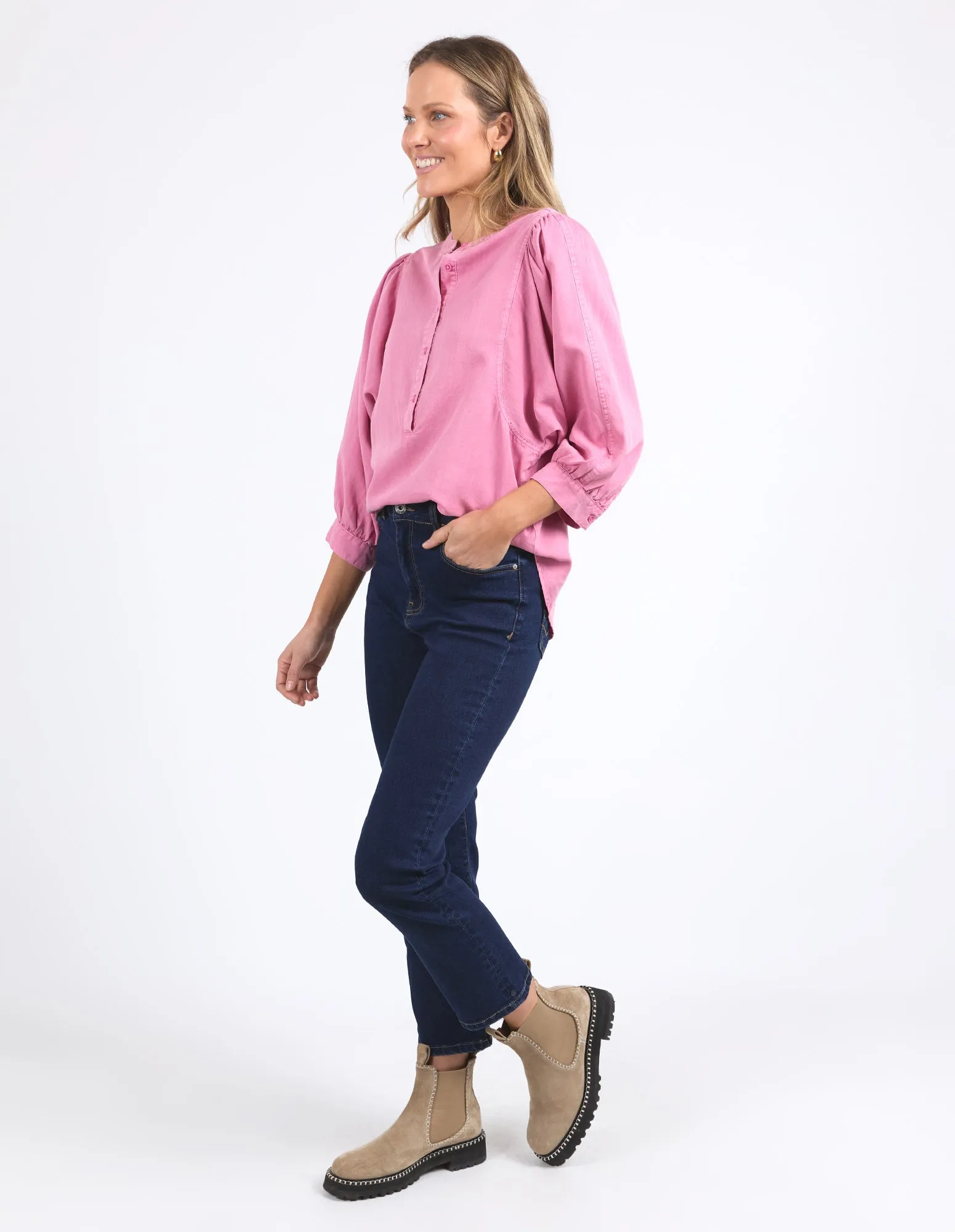 Elm Rowan Shirt Pink Geranium sold by Shine On product image thumbnail 3