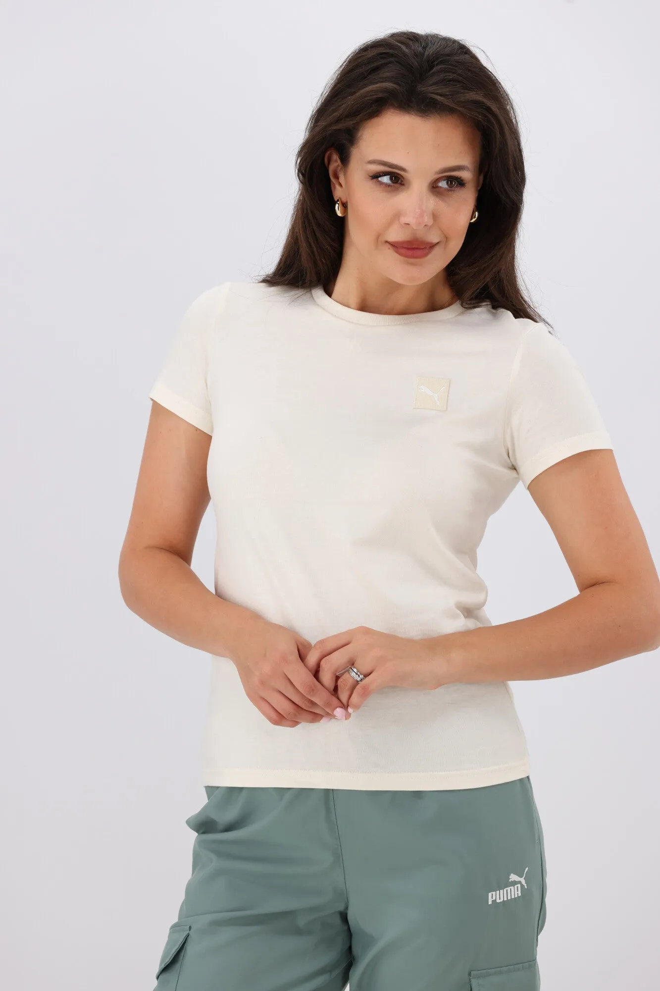 Puma ESS ELEVATED Tee Natural sold by Shine On product image thumbnail 2