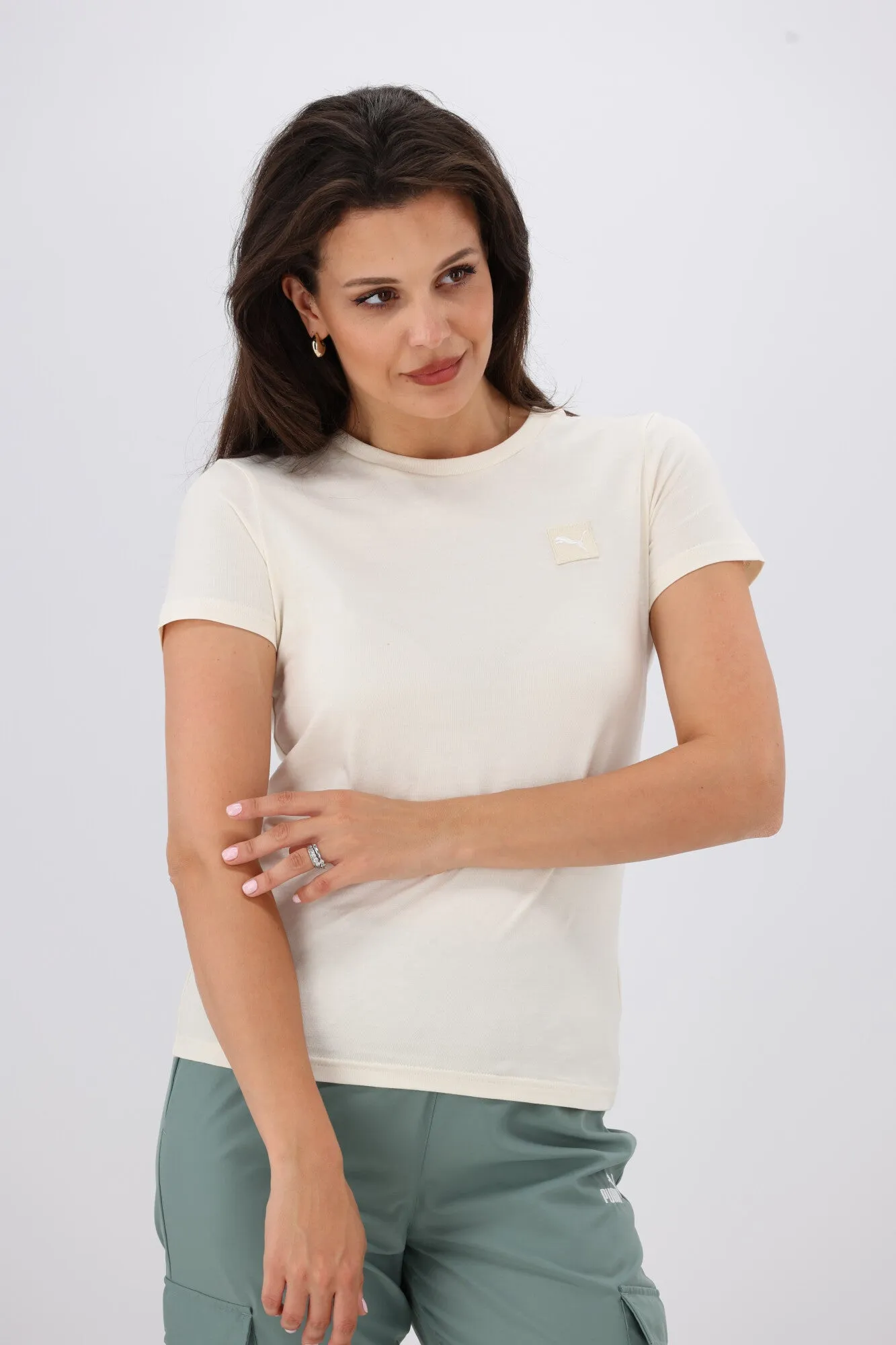 Puma ESS ELEVATED Tee Natural sold by Shine On product image thumbnail 3