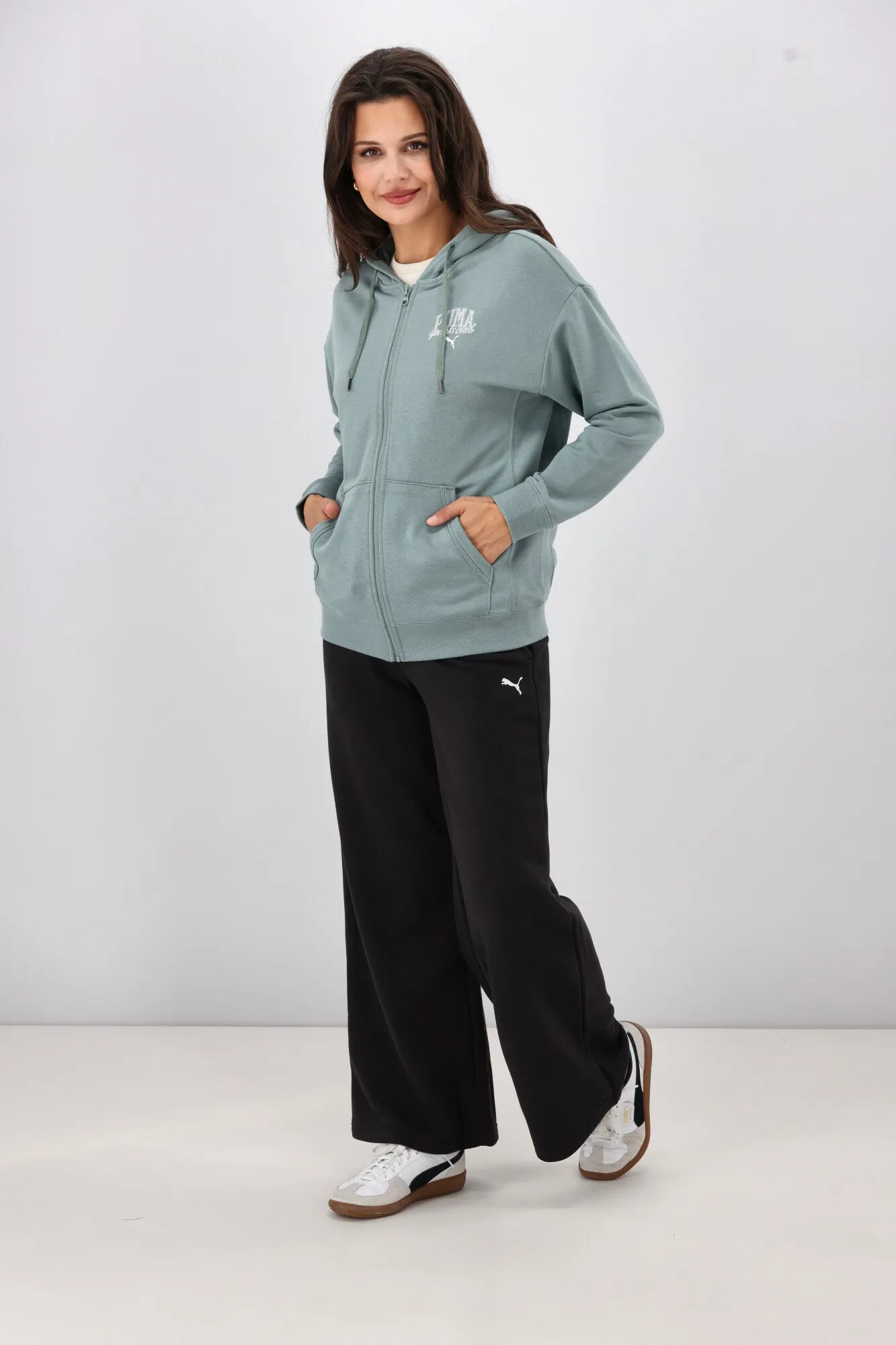 Puma CLASS Full- Zip Hoodie TR Green Moon sold by Shine On product image thumbnail 5