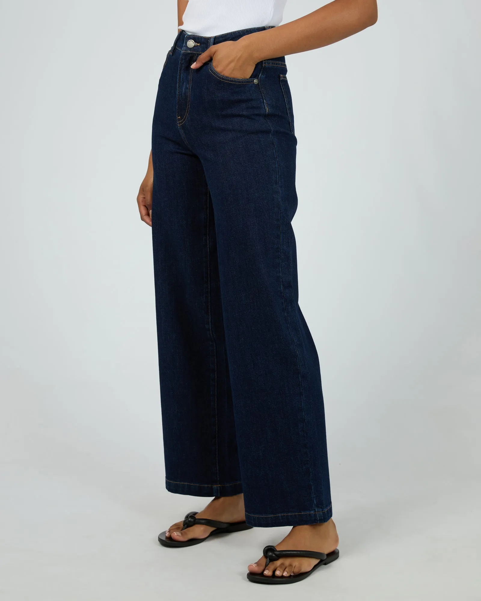 All About Eve Jacqui Wide Leg Indigo sold by Shine On product image thumbnail 3