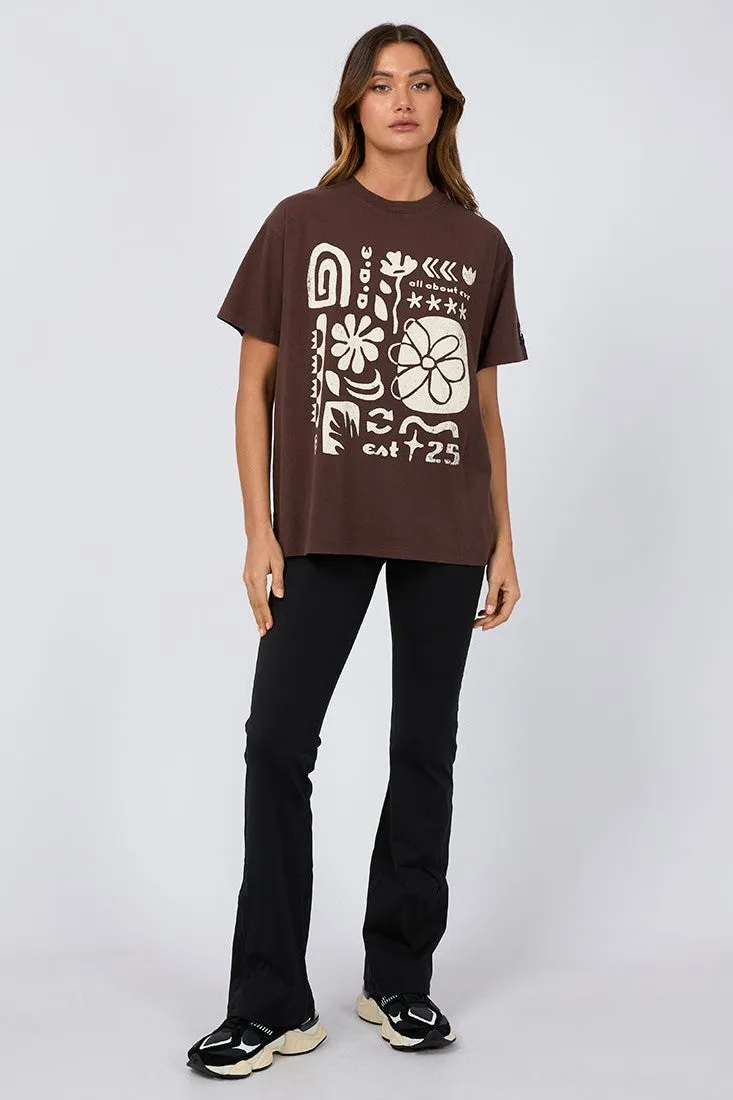 All About Eve Elements Oversized Tee Brown sold by Shine On product image thumbnail 3