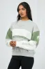 All About Eve Performance Slouch Panel Crew Grey Marle sold by Shine On