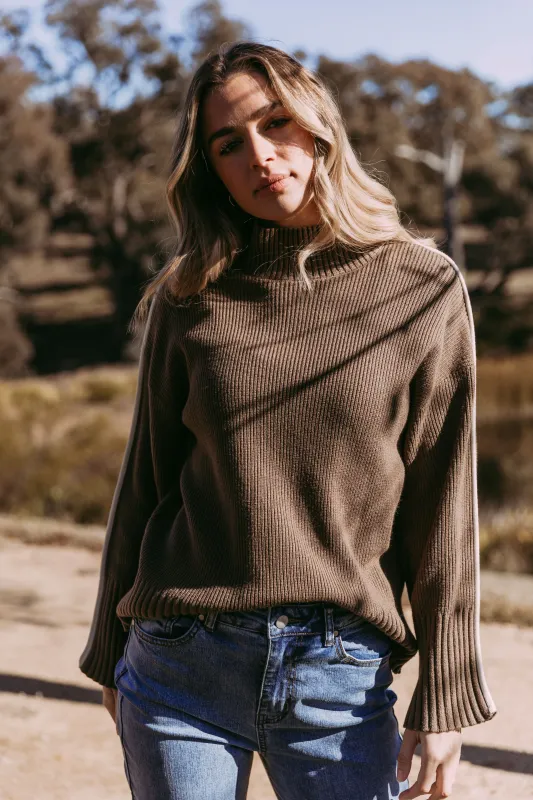 Foxwood Oliver Knit Coffee Quartz sold by Shine On