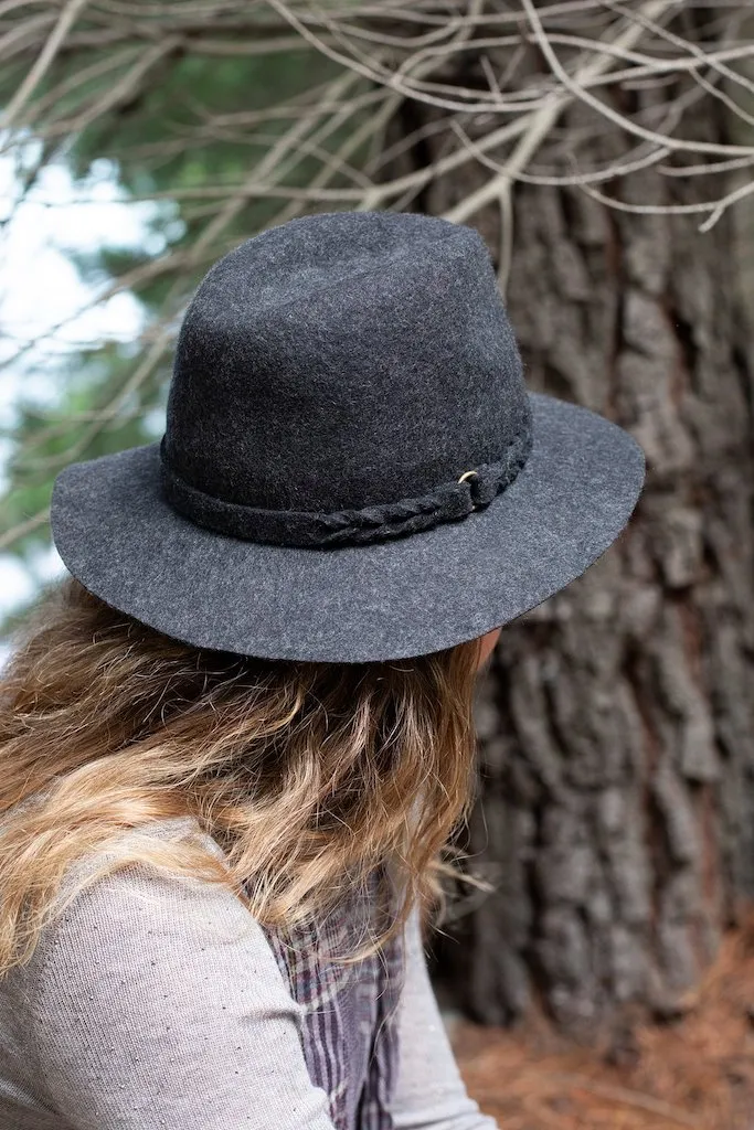Antler Jackson Fedora Charcoal sold by Shine On product image thumbnail 3