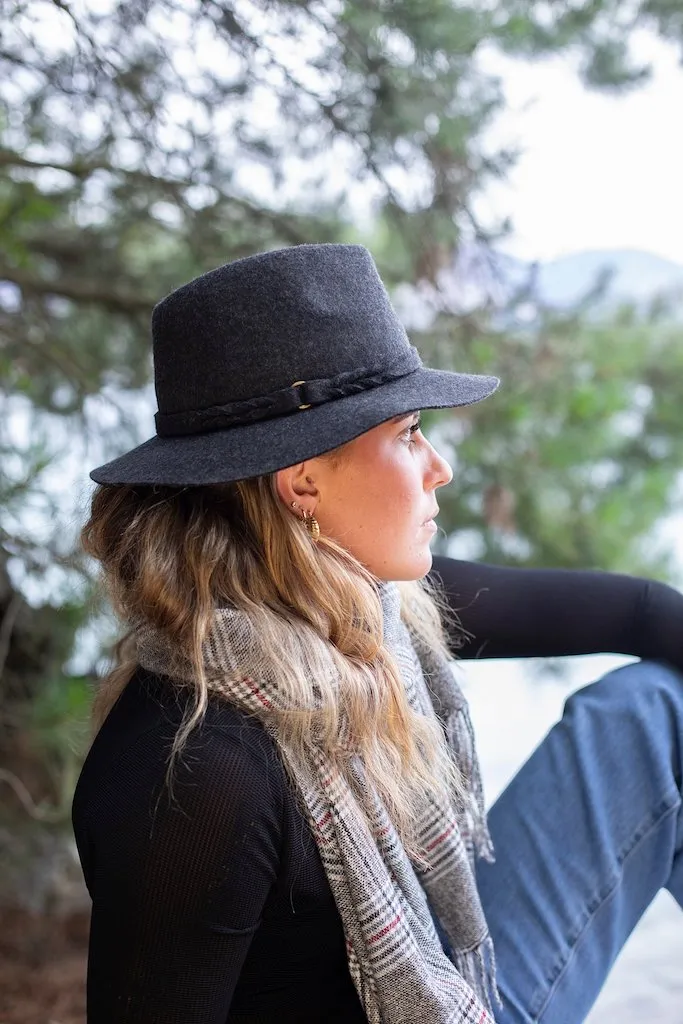 Antler Jackson Fedora Charcoal sold by Shine On product image thumbnail 2